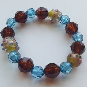 Blue 💙/ Brown/ & Yellow 💛 Bracelet